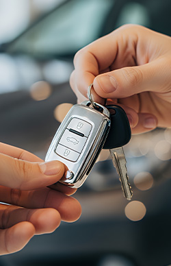 Vehicle finance and car key